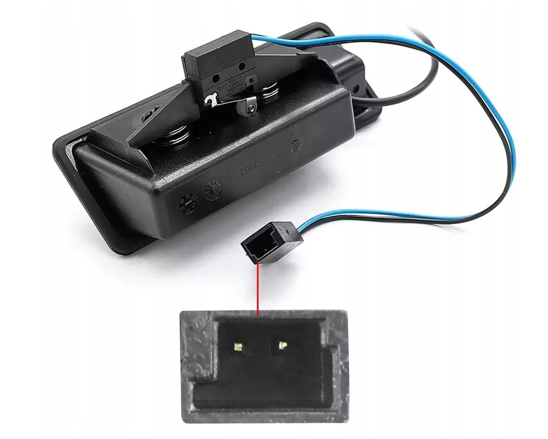 Kamera cofania w klamkę bagażnika BMW E70 E60 E90 / 720p IP67 - obrazek 3