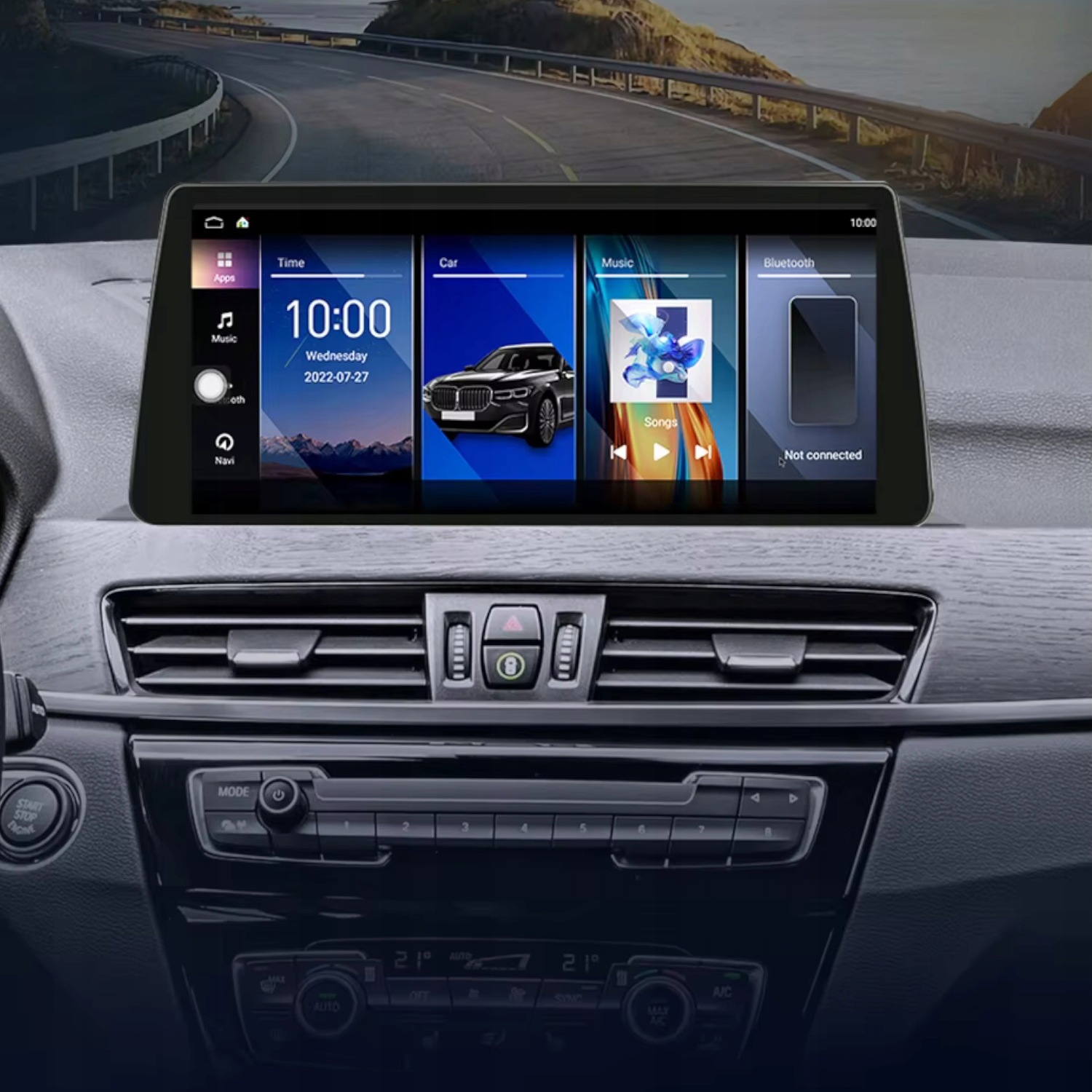 Radio Android do BMW X1 F48 X2 F49 (2013-2020) NBT 12.3 cal 8+128 GB - obrazek 3