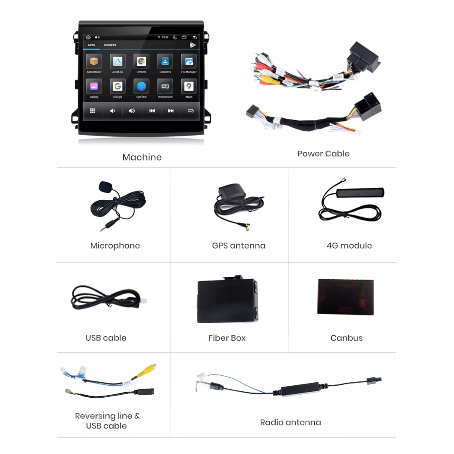Radio Android do Porsche Cayenne (2011-2016) Android Auto Carplay 4+64 GB - obrazek 7