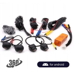 Zestaw kamery 360 stopni do radia Android / kamera 360