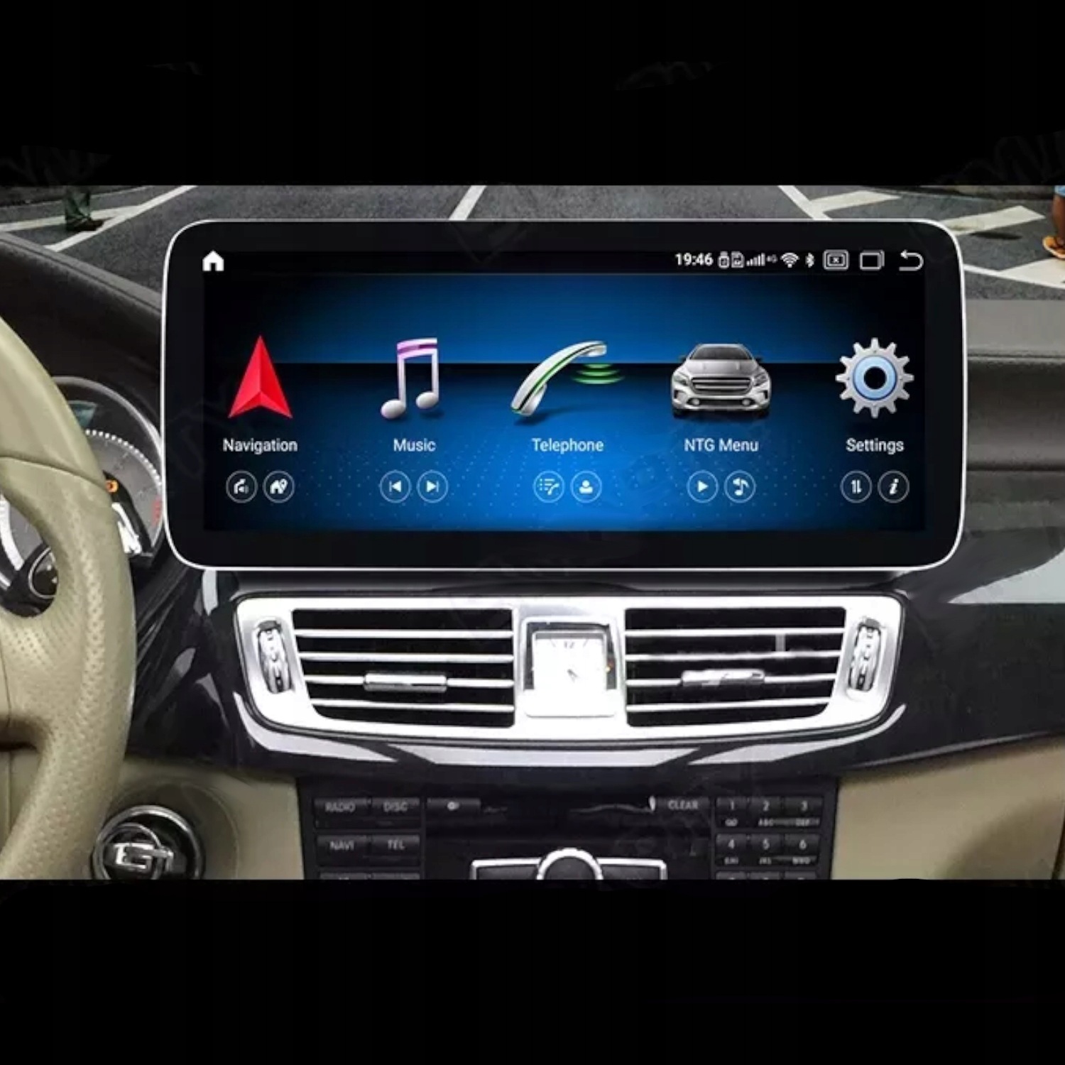 Radio Android do Mercedes W218 X218 C218 NTG 4.5 Qualcomm 665 4+64 GB - obrazek 5
