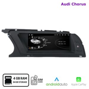 Android do Audi A5 8T / do radia Audi Chorus / Andorid Auto Carplay 4+64 GB