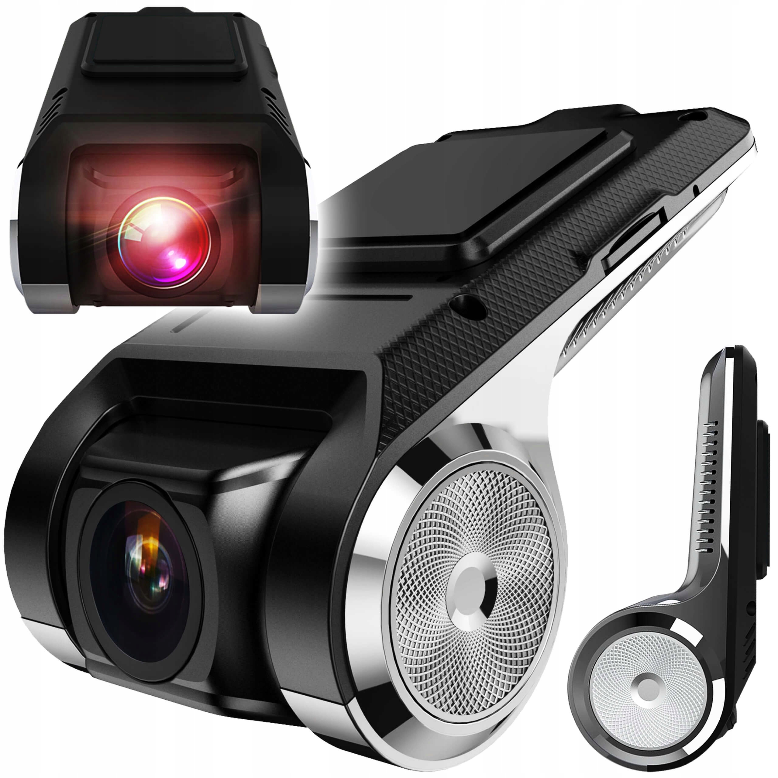 Wideorejestrator HD DVR + kamera cofania do radia Android HD 720p IP67 - obrazek 2