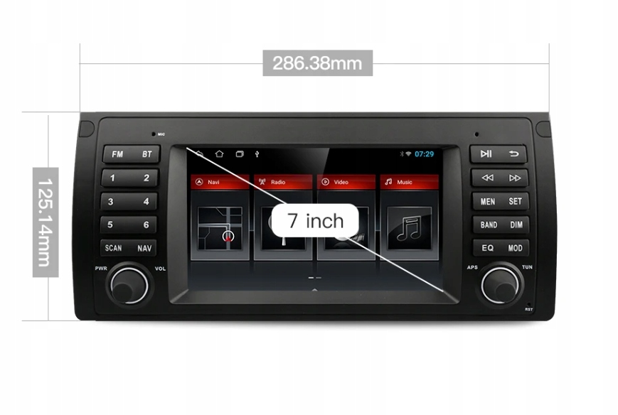 Radio Android do BMW X5 E53 / Android Auto Carplay Wi-Fi Bluetooth - obrazek 8