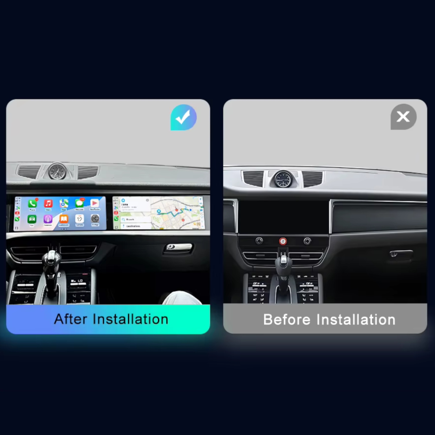 Radio Android do Porsche Macan (2018-2024) CZARNY / PCM 5.0 / 8+128 GB - obrazek 5