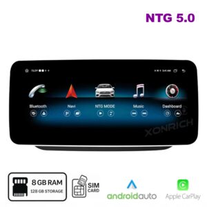 Radio Android do Mercedes W218 X218 C218 NTG 5.0 Qualcomm 665 8+128 GB