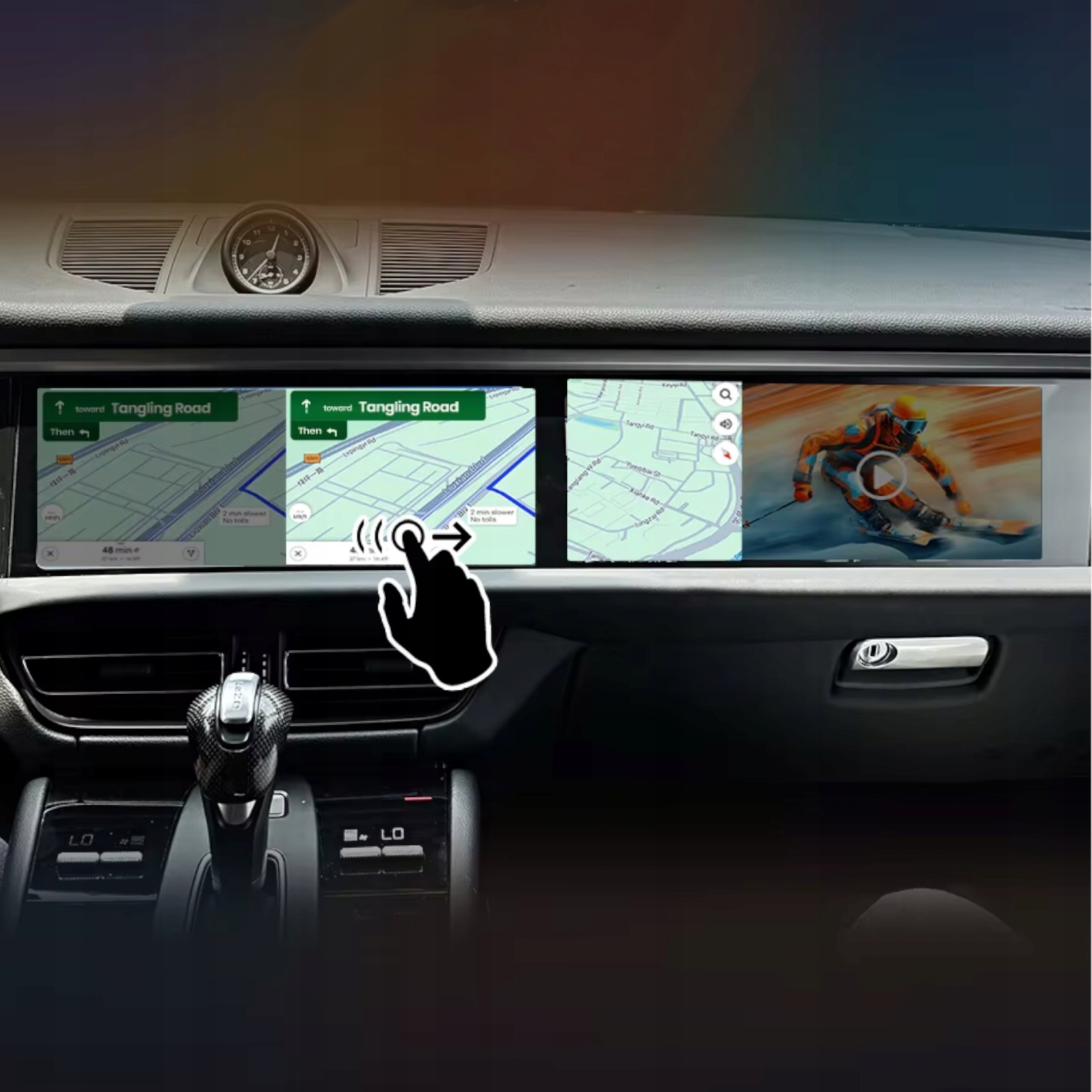 Radio Android do Porsche Macan (2018-2024) CZARNY / PCM 5.0 / 8+128 GB - obrazek 11